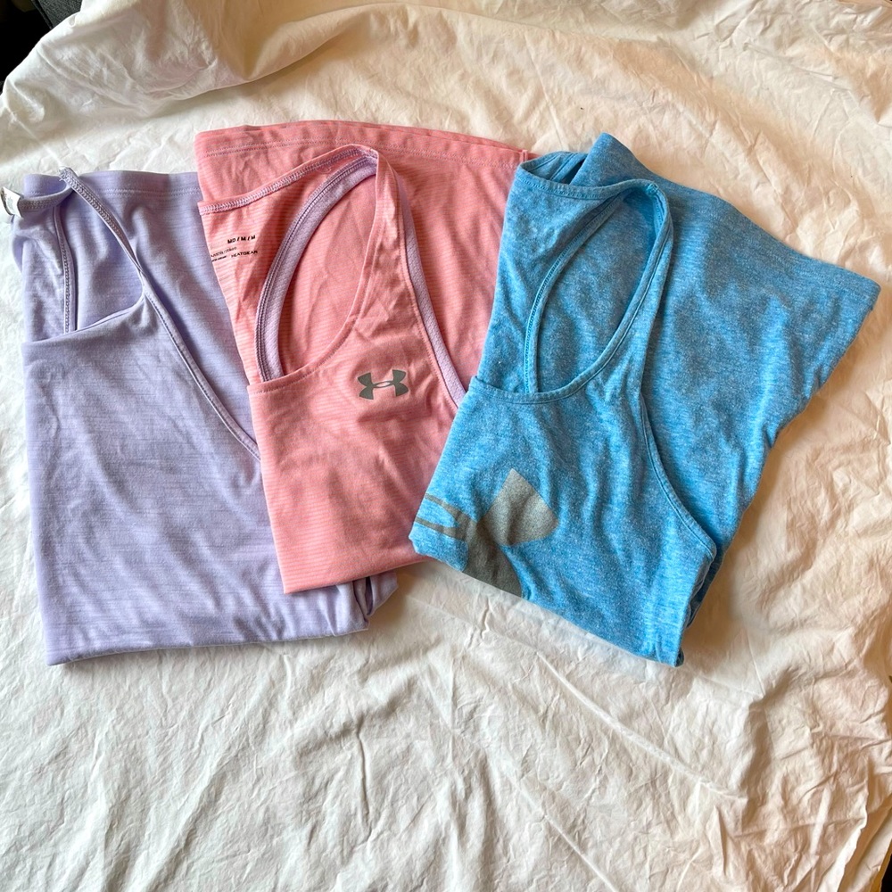 Set of 3 Under Armour workout tops